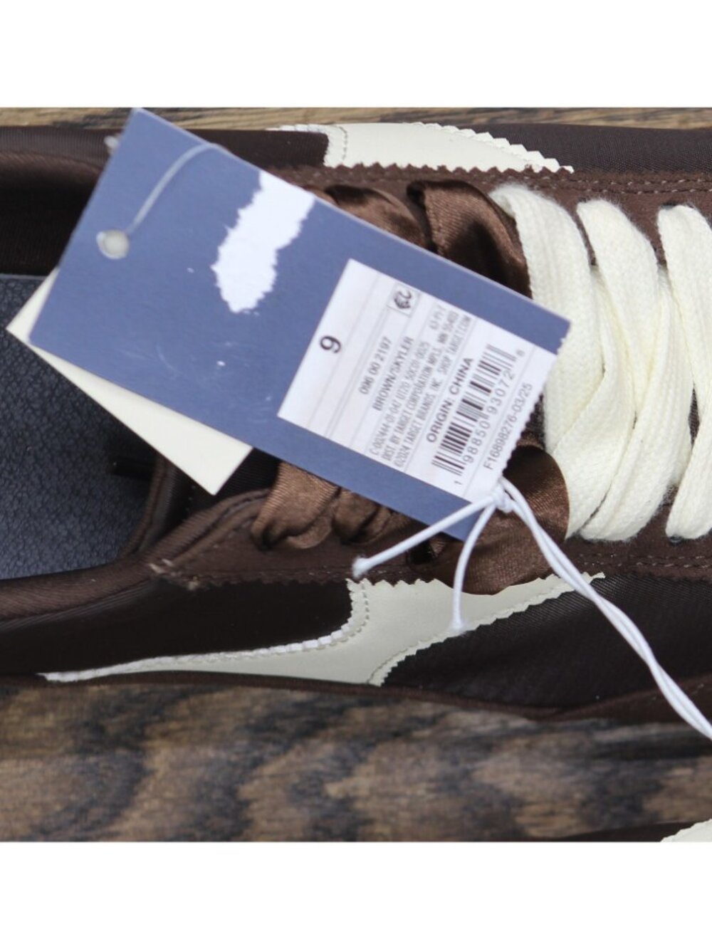 NWT Universal Thread Skyler Jogger Sneakers Low Top Double Lace Brown Multi 9M - Picture 10 of 10
